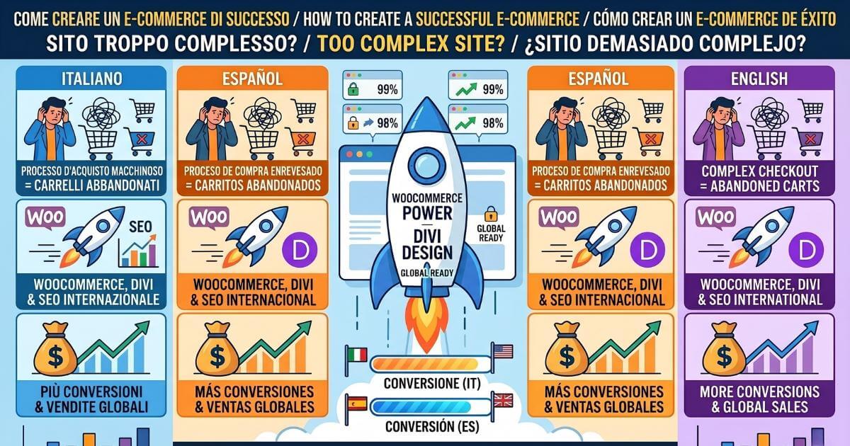 Come Creare un E-Commerce di Successo: La Potenza di WooCommerce incontra il Design su Misura